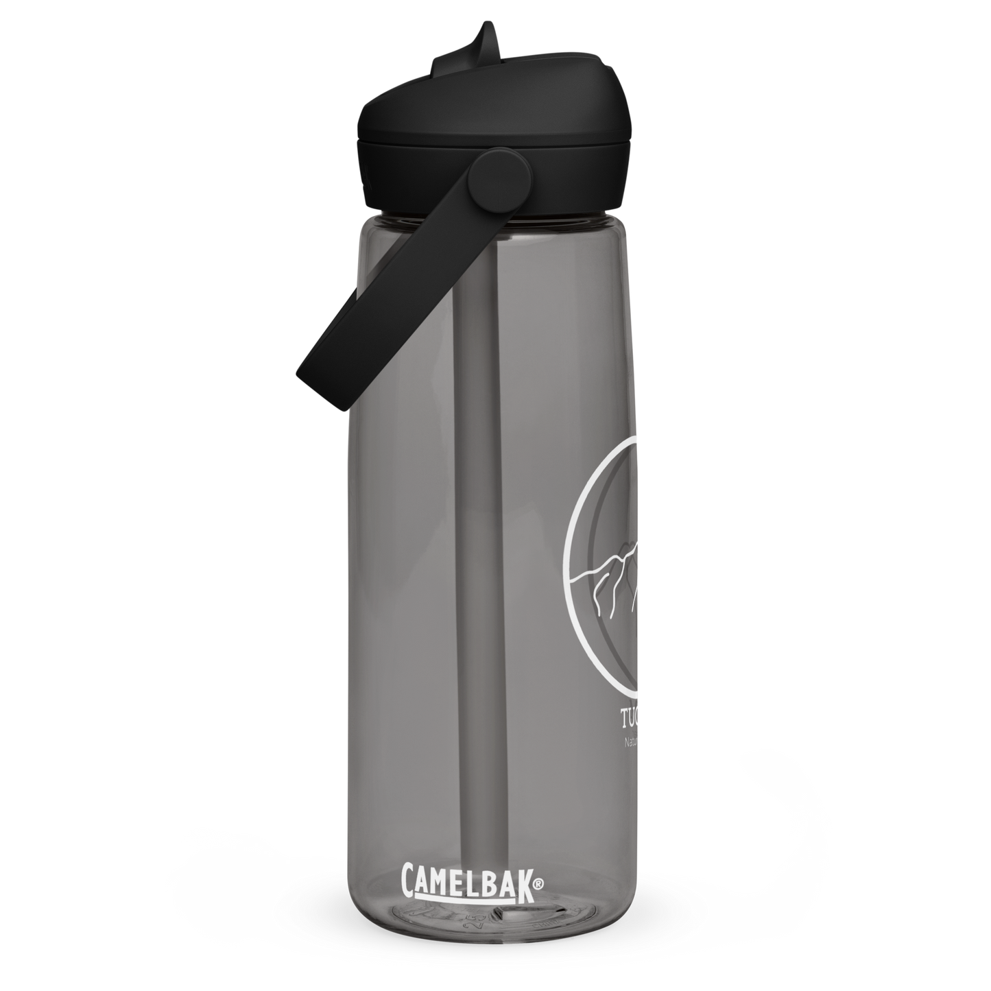 Water Bottle - Flip straw - 25oz or 739ml