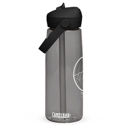 Water Bottle - Flip straw - 25oz or 739ml